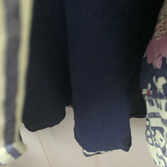 NATURAL LIFE Floral Purple and Cream Mini Dress - Picture 4 of 6